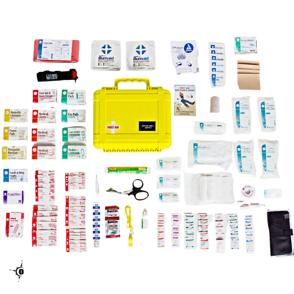 Outer Limit Supply Waterproof First Aid Kit 6000 Series