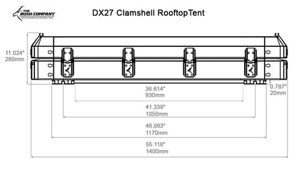 The Bush Company DX27 Roof Tent